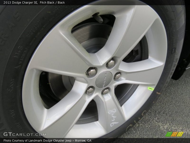 Pitch Black / Black 2013 Dodge Charger SE