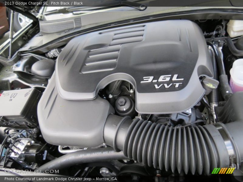 Pitch Black / Black 2013 Dodge Charger SE