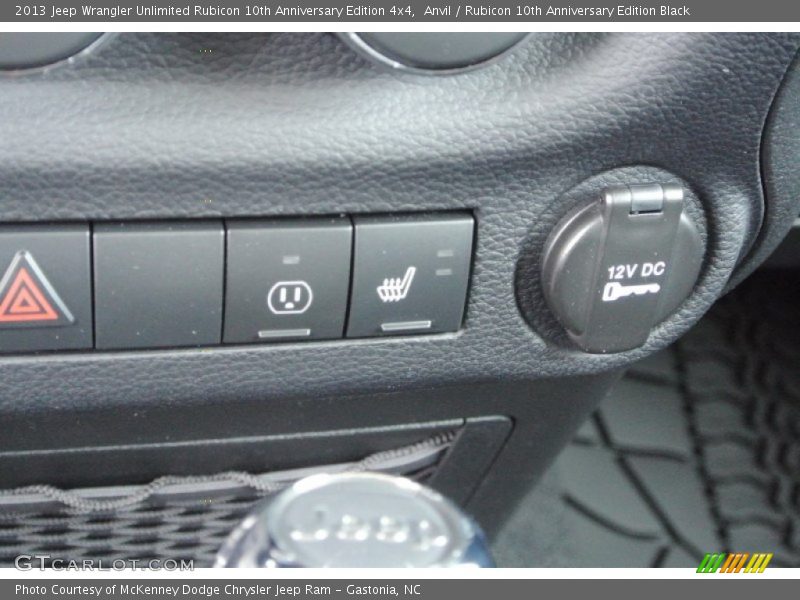 Controls of 2013 Wrangler Unlimited Rubicon 10th Anniversary Edition 4x4