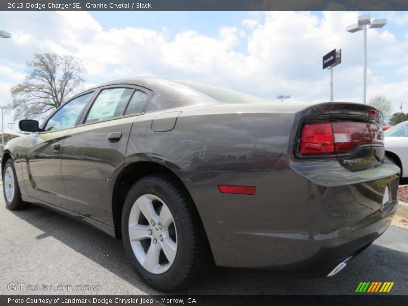 Granite Crystal / Black 2013 Dodge Charger SE