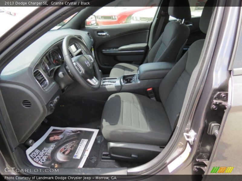 Granite Crystal / Black 2013 Dodge Charger SE
