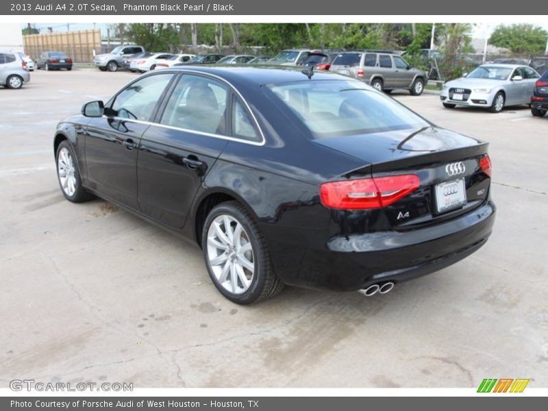 Phantom Black Pearl / Black 2013 Audi A4 2.0T Sedan