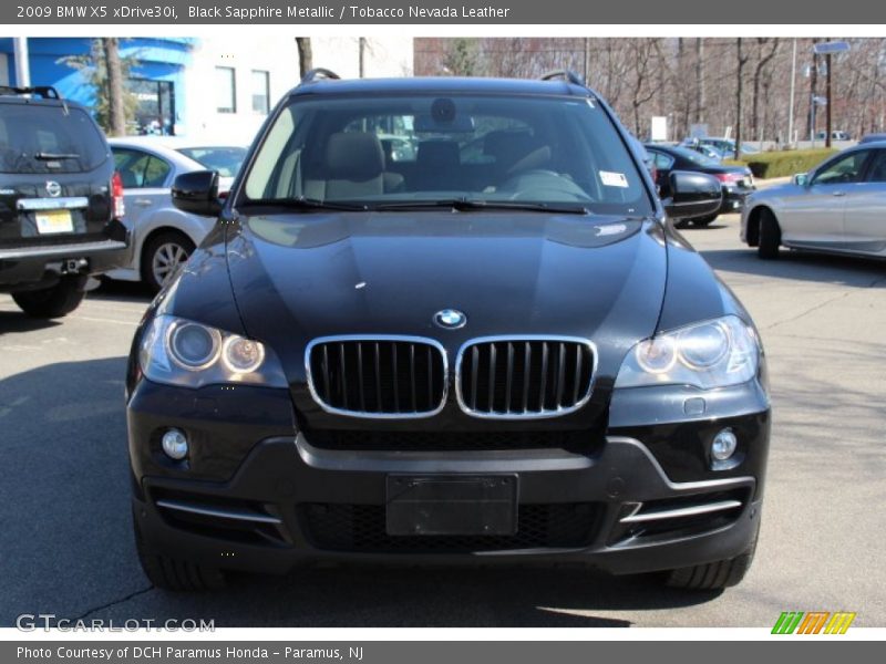 Black Sapphire Metallic / Tobacco Nevada Leather 2009 BMW X5 xDrive30i