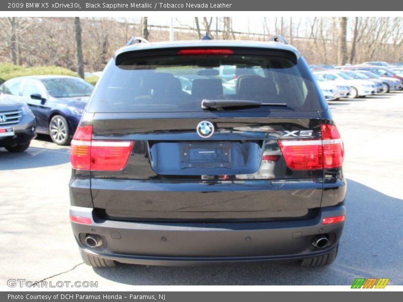 Black Sapphire Metallic / Tobacco Nevada Leather 2009 BMW X5 xDrive30i