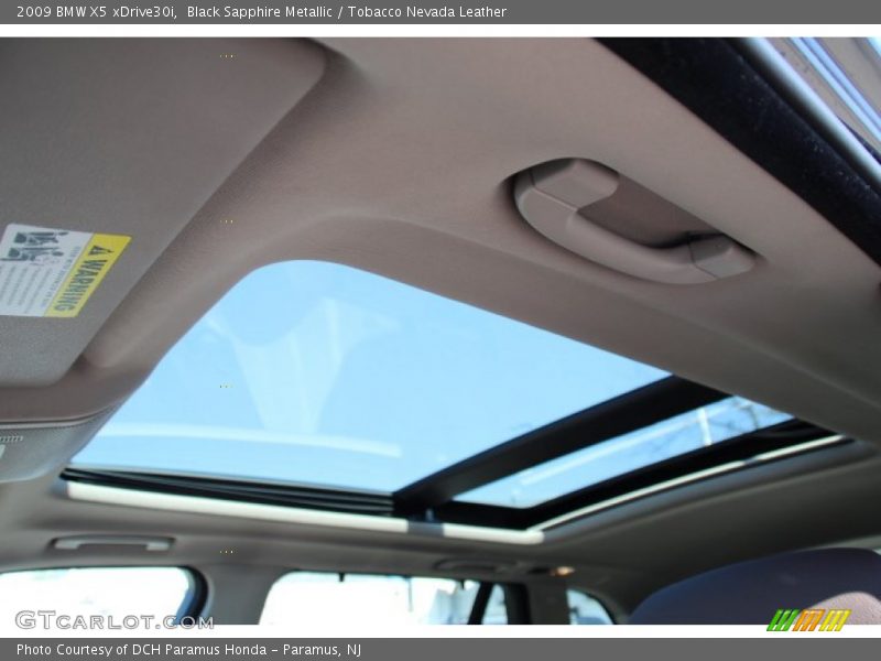 Black Sapphire Metallic / Tobacco Nevada Leather 2009 BMW X5 xDrive30i