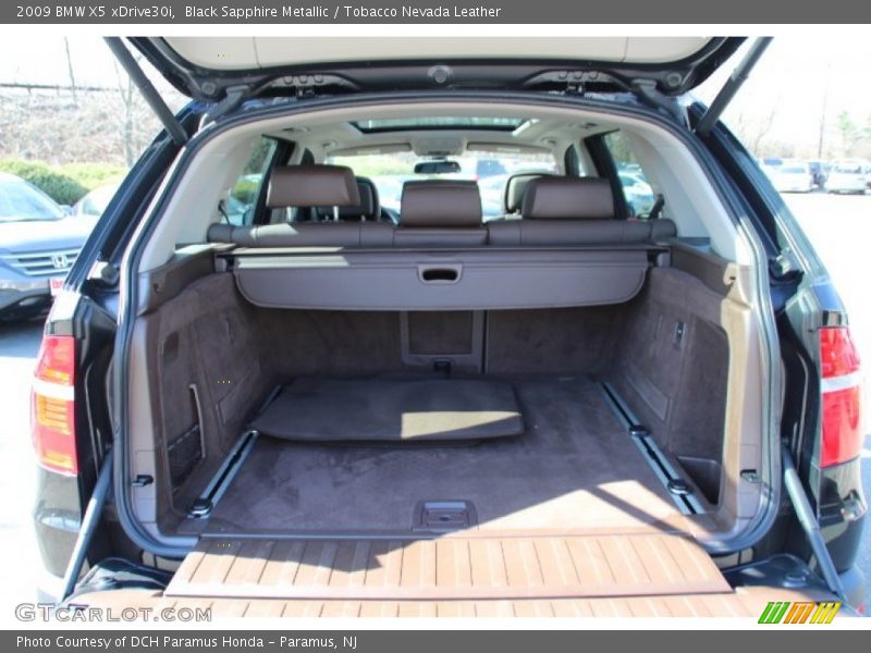 Black Sapphire Metallic / Tobacco Nevada Leather 2009 BMW X5 xDrive30i