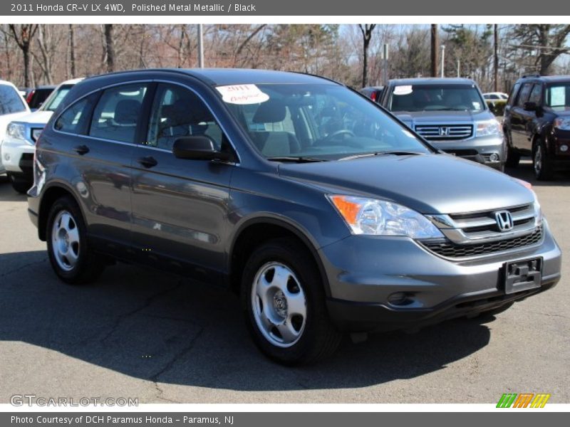 Polished Metal Metallic / Black 2011 Honda CR-V LX 4WD