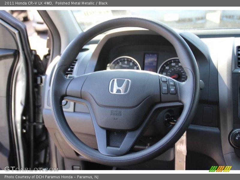 Polished Metal Metallic / Black 2011 Honda CR-V LX 4WD