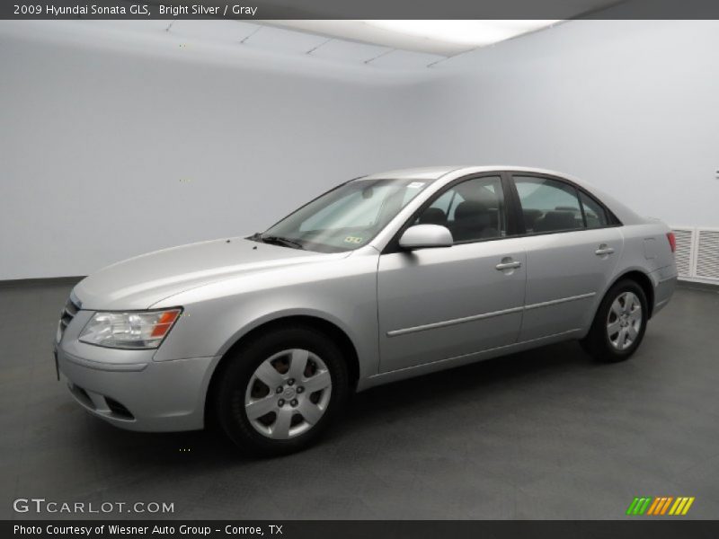 Bright Silver / Gray 2009 Hyundai Sonata GLS