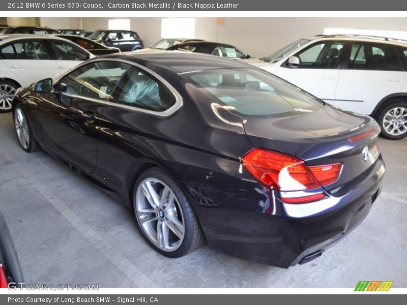  2012 6 Series 650i Coupe Carbon Black Metallic