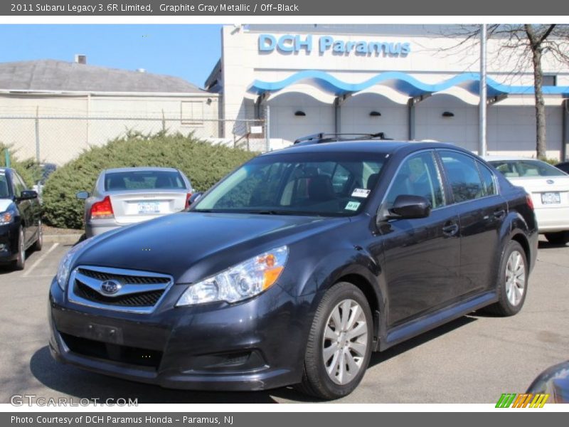 Graphite Gray Metallic / Off-Black 2011 Subaru Legacy 3.6R Limited