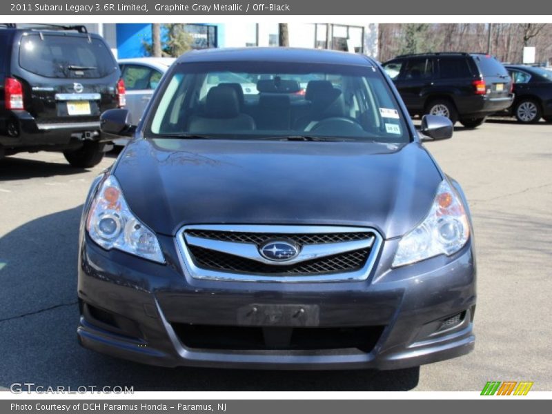 Graphite Gray Metallic / Off-Black 2011 Subaru Legacy 3.6R Limited