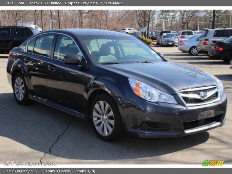 Graphite Gray Metallic / Off-Black 2011 Subaru Legacy 3.6R Limited