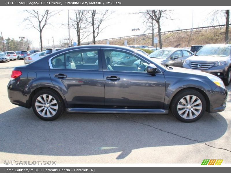 Graphite Gray Metallic / Off-Black 2011 Subaru Legacy 3.6R Limited