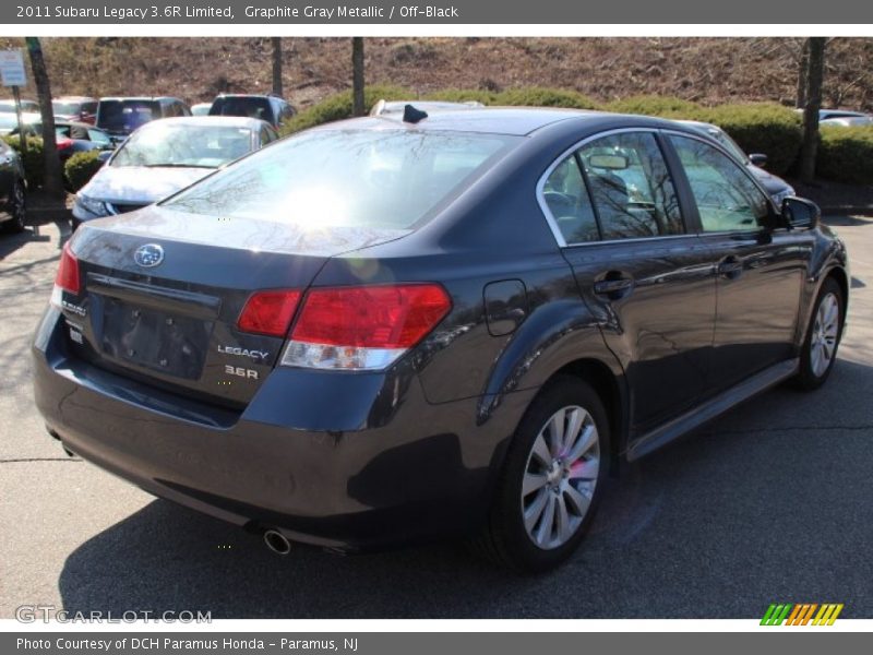 Graphite Gray Metallic / Off-Black 2011 Subaru Legacy 3.6R Limited