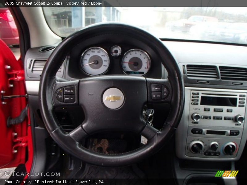 Victory Red / Ebony 2005 Chevrolet Cobalt LS Coupe