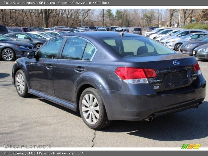 Graphite Gray Metallic / Off-Black 2011 Subaru Legacy 3.6R Limited