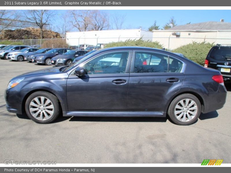 Graphite Gray Metallic / Off-Black 2011 Subaru Legacy 3.6R Limited