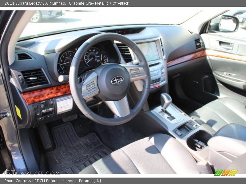 Graphite Gray Metallic / Off-Black 2011 Subaru Legacy 3.6R Limited
