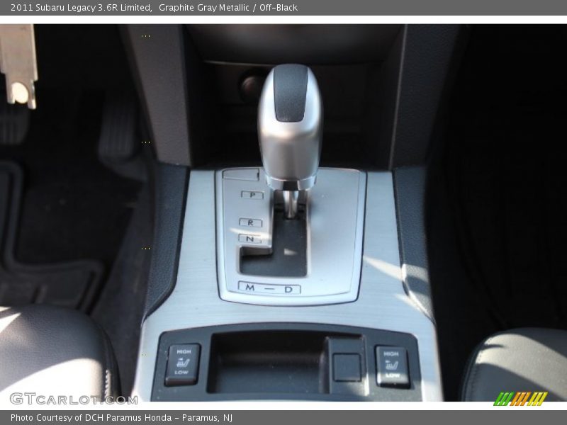 Graphite Gray Metallic / Off-Black 2011 Subaru Legacy 3.6R Limited