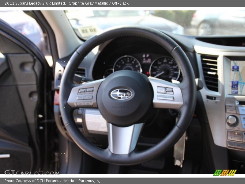 Graphite Gray Metallic / Off-Black 2011 Subaru Legacy 3.6R Limited