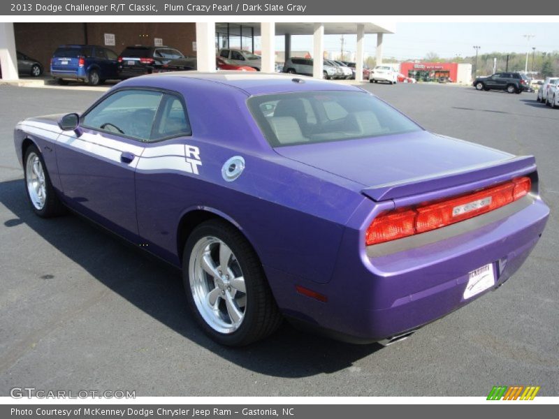 Plum Crazy Pearl / Dark Slate Gray 2013 Dodge Challenger R/T Classic