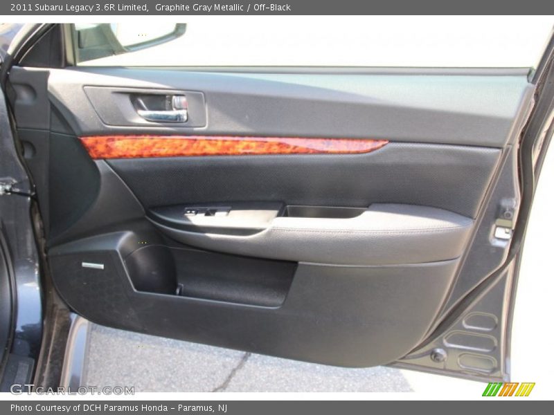 Graphite Gray Metallic / Off-Black 2011 Subaru Legacy 3.6R Limited