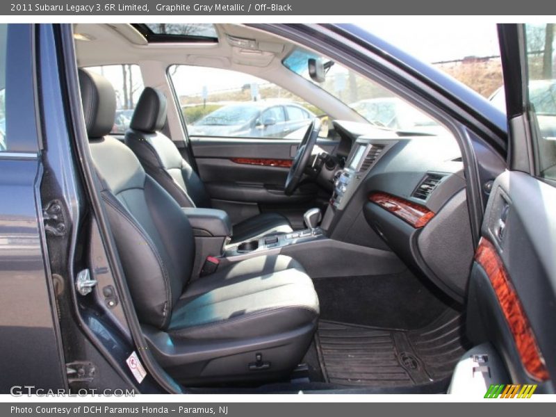 Graphite Gray Metallic / Off-Black 2011 Subaru Legacy 3.6R Limited