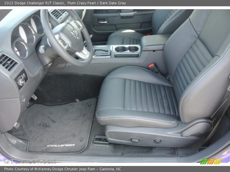 Plum Crazy Pearl / Dark Slate Gray 2013 Dodge Challenger R/T Classic