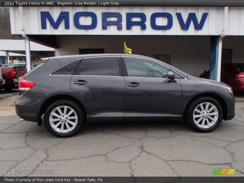 Magnetic Gray Metallic / Light Gray 2011 Toyota Venza I4 AWD