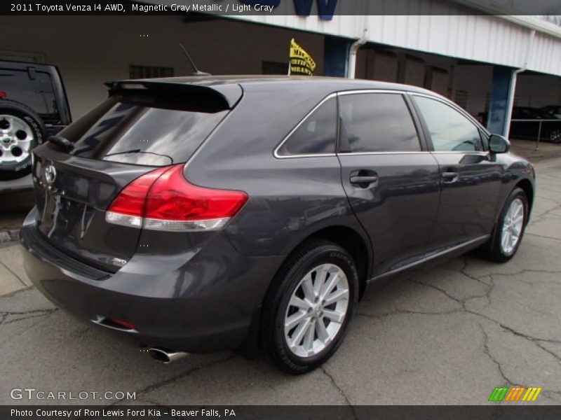 Magnetic Gray Metallic / Light Gray 2011 Toyota Venza I4 AWD
