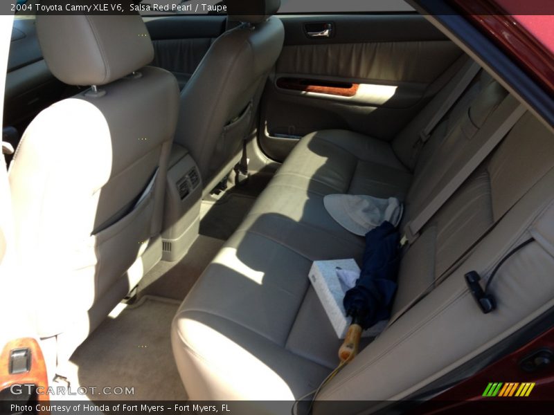 Salsa Red Pearl / Taupe 2004 Toyota Camry XLE V6