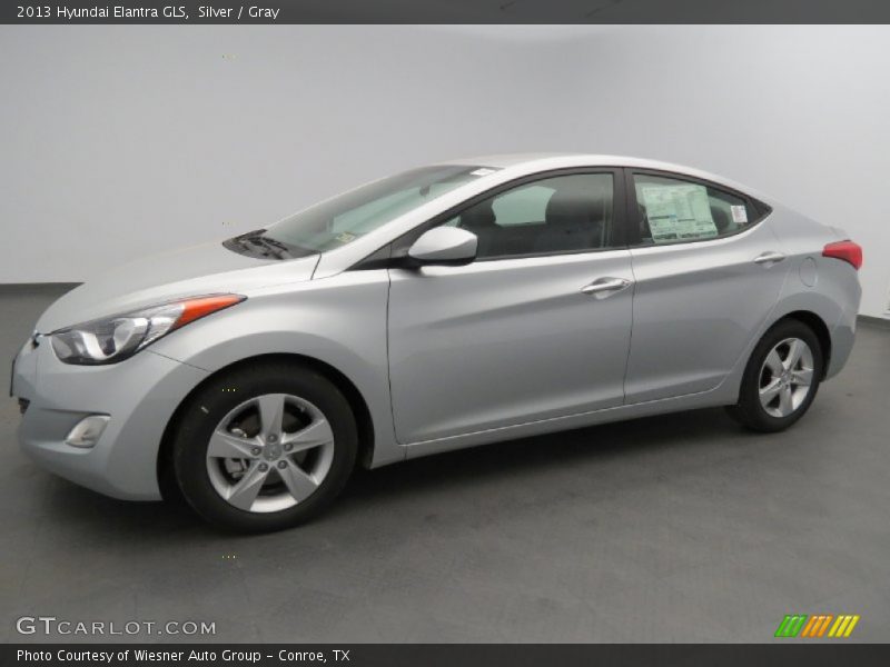 Silver / Gray 2013 Hyundai Elantra GLS