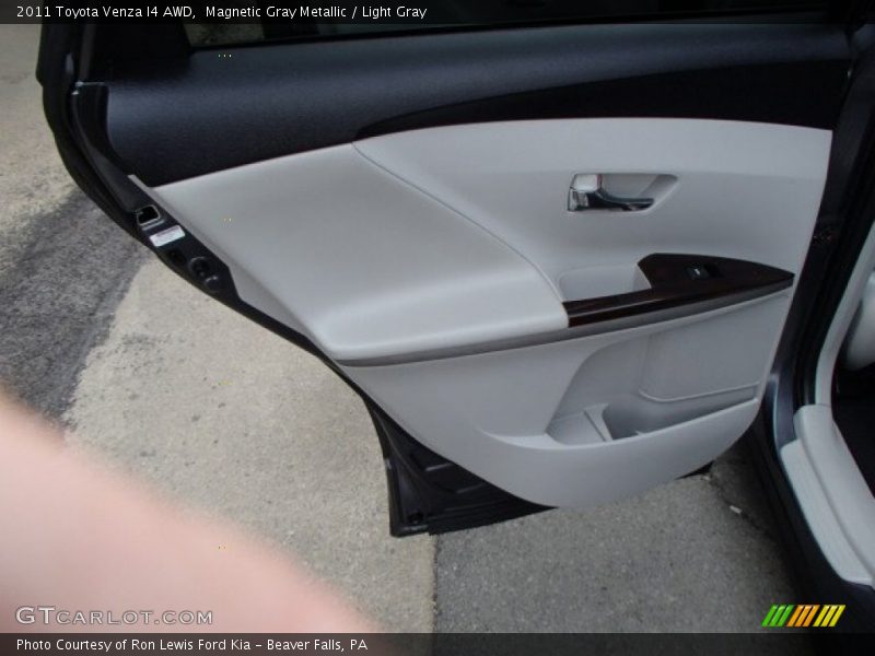 Magnetic Gray Metallic / Light Gray 2011 Toyota Venza I4 AWD