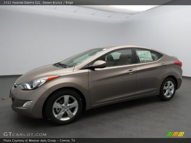 Desert Bronze / Beige 2013 Hyundai Elantra GLS