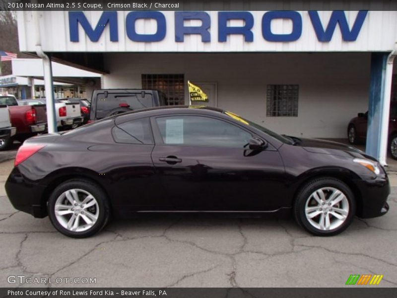 Crimson Black / Charcoal 2010 Nissan Altima 2.5 S Coupe