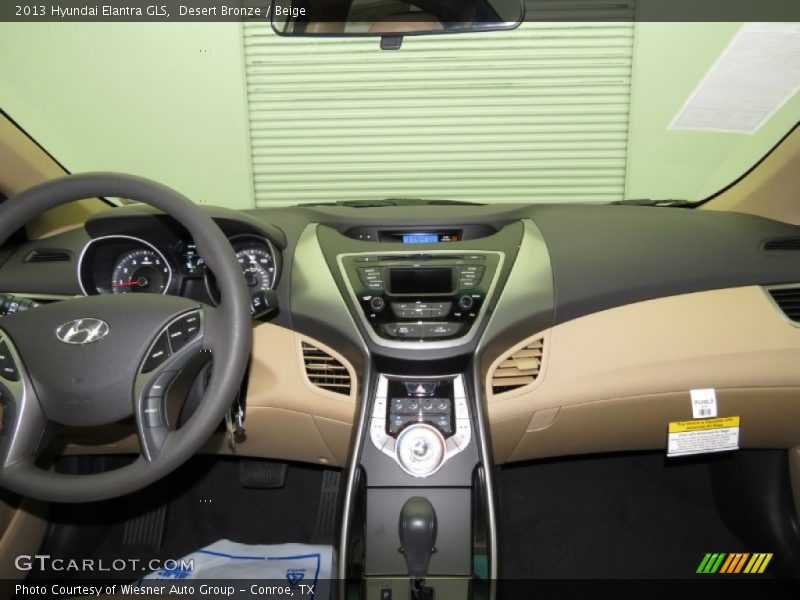 Desert Bronze / Beige 2013 Hyundai Elantra GLS
