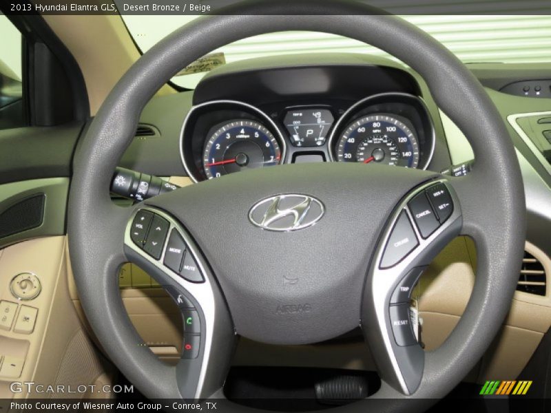 Desert Bronze / Beige 2013 Hyundai Elantra GLS