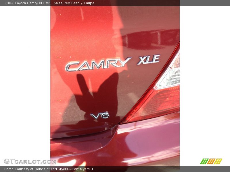 Salsa Red Pearl / Taupe 2004 Toyota Camry XLE V6