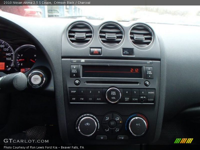 Crimson Black / Charcoal 2010 Nissan Altima 2.5 S Coupe