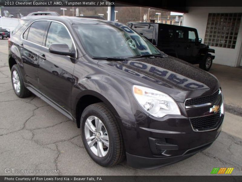 Tungsten Metallic / Jet Black 2013 Chevrolet Equinox LT AWD