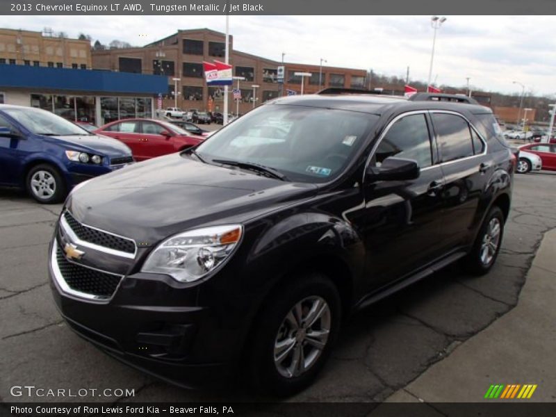 Tungsten Metallic / Jet Black 2013 Chevrolet Equinox LT AWD