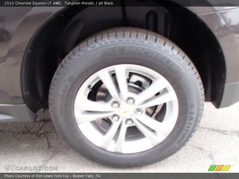 Tungsten Metallic / Jet Black 2013 Chevrolet Equinox LT AWD