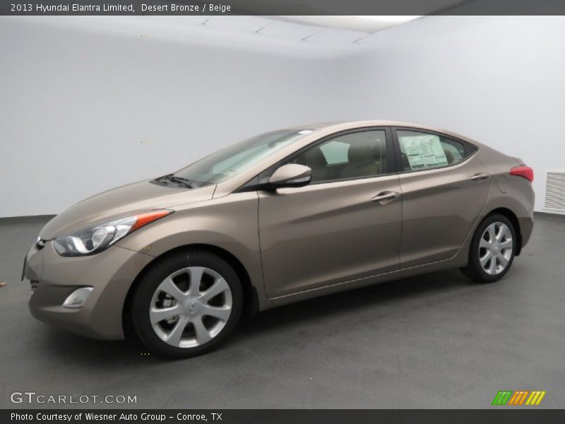 Desert Bronze / Beige 2013 Hyundai Elantra Limited