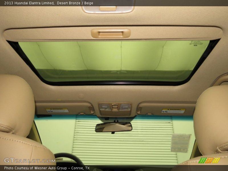 Desert Bronze / Beige 2013 Hyundai Elantra Limited