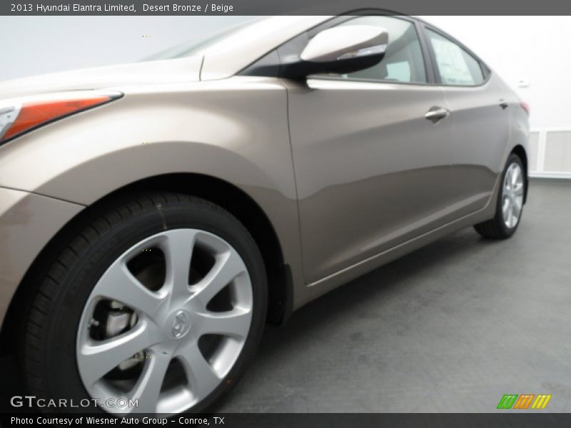 Desert Bronze / Beige 2013 Hyundai Elantra Limited