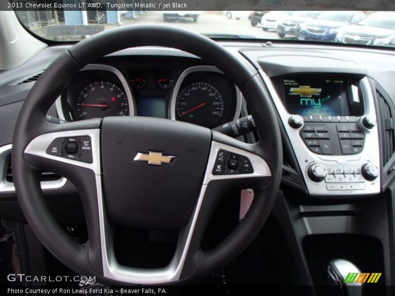 Tungsten Metallic / Jet Black 2013 Chevrolet Equinox LT AWD