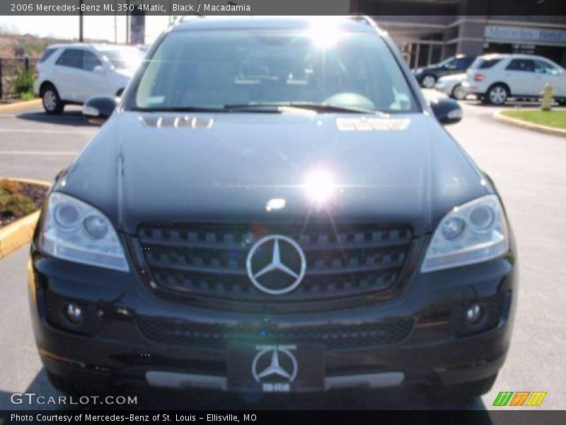 Black / Macadamia 2006 Mercedes-Benz ML 350 4Matic