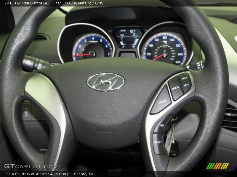 Titanium Gray Metallic / Gray 2013 Hyundai Elantra GLS