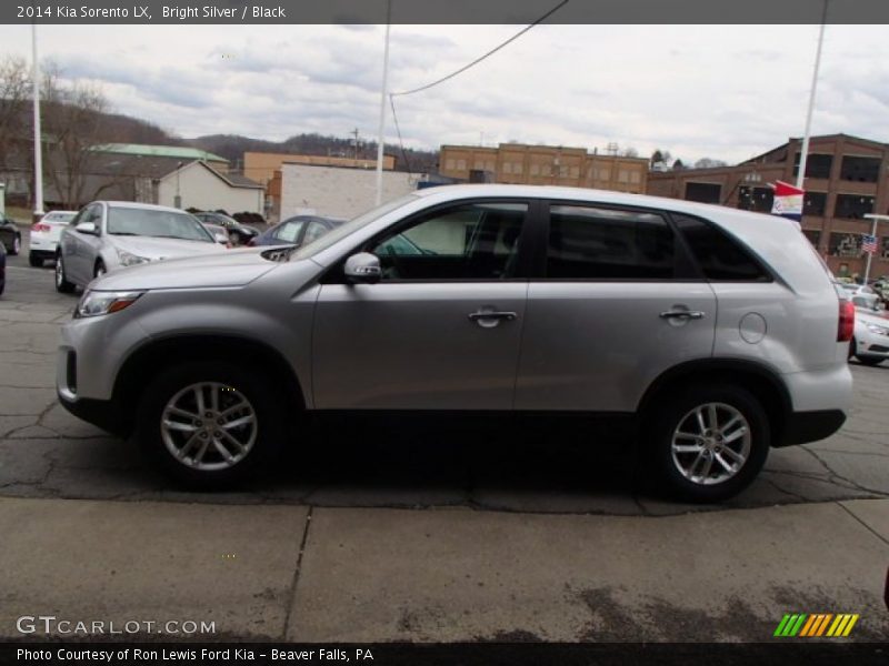 Bright Silver / Black 2014 Kia Sorento LX